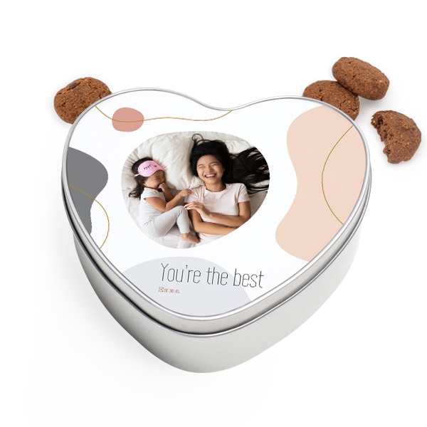 Cookie Tin Heart with Generous cookies