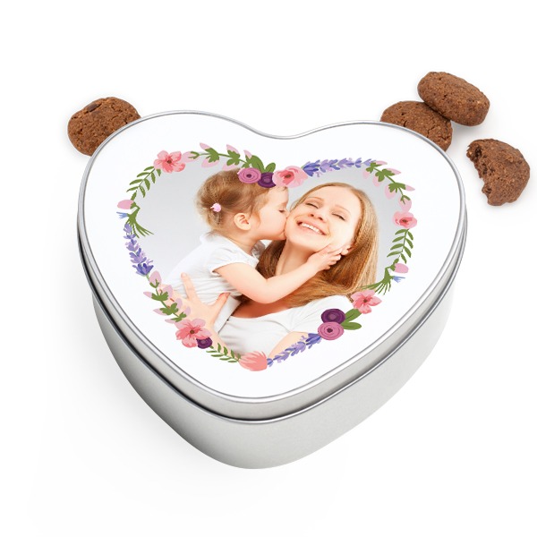 Cookie Tin Heart with Generous cookies