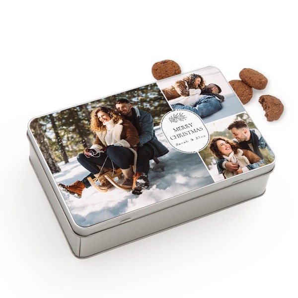 Cookie Tin Rectangle with Generous cookies