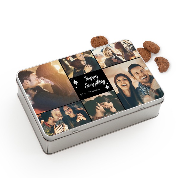 Cookie Tin Rectangle with Generous cookies