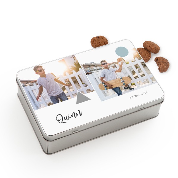 Cookie Tin Rectangle with Generous cookies Cookie Tin Rectangle with Generous cookies