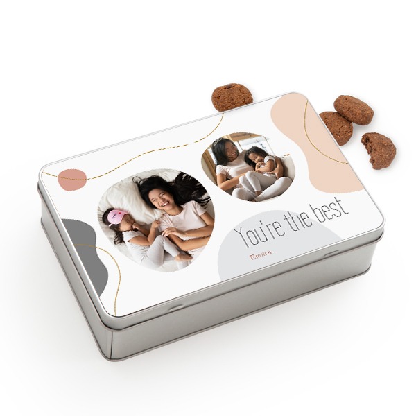 Cookie Tin Rectangle with Generous cookies