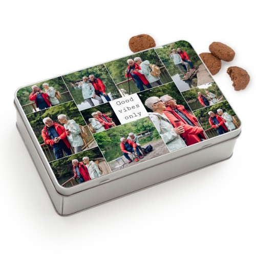 Cookie Tin Rectangle with Generous cookies Cookie Tin Rectangle with Generous cookies