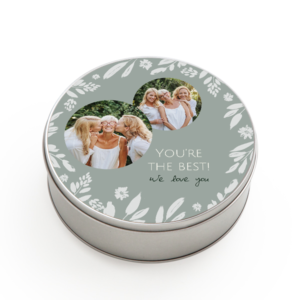 Cookie Tin Round Cookie Tin Round
