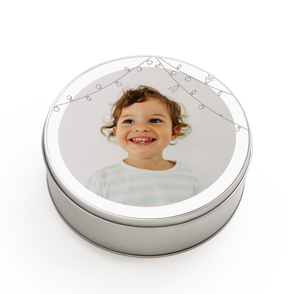 Cookie Tin Round