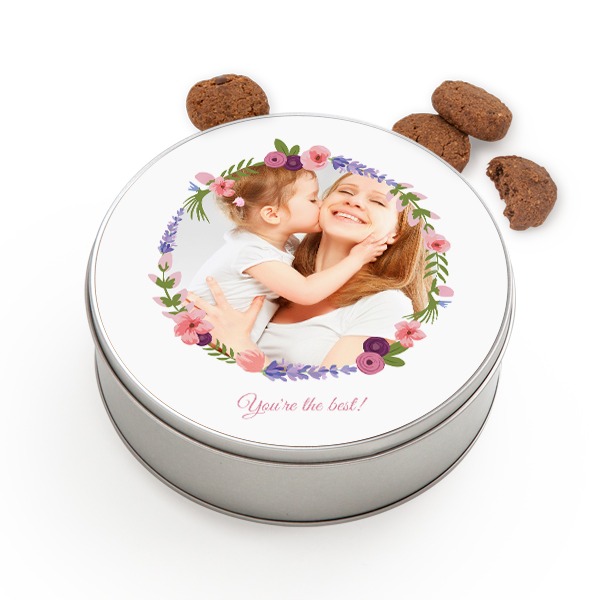 BoĂźte Ă biscuits ronde avec biscuits Generous BoĂźte Ă biscuits ronde avec biscuits Generous
