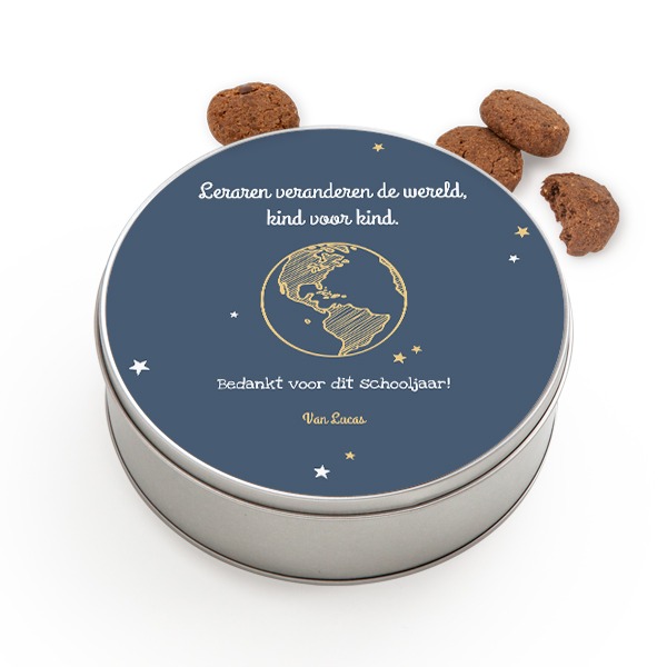 Koekjestrommel rond met Generous koekjes