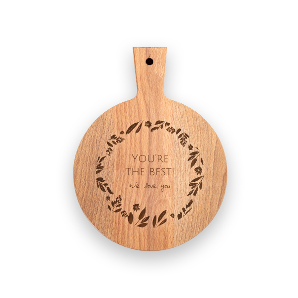 Wooden Cutting Board Round