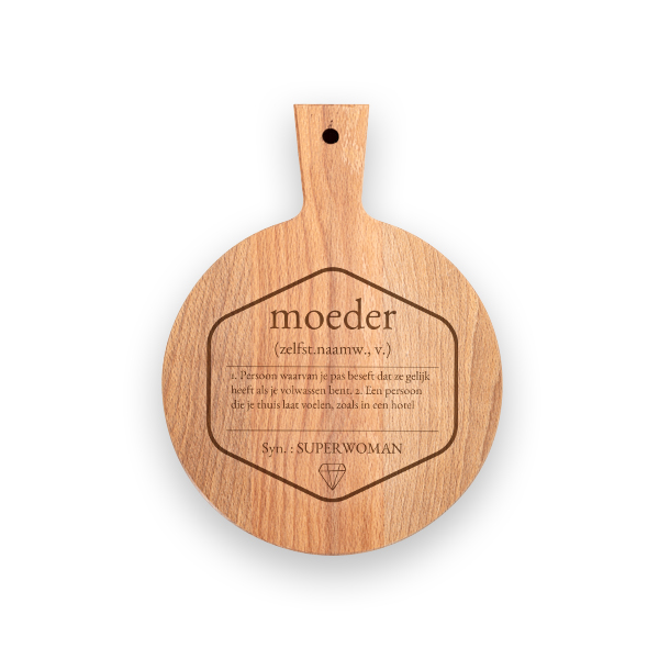 Borrelplank rond Borrelplank rond