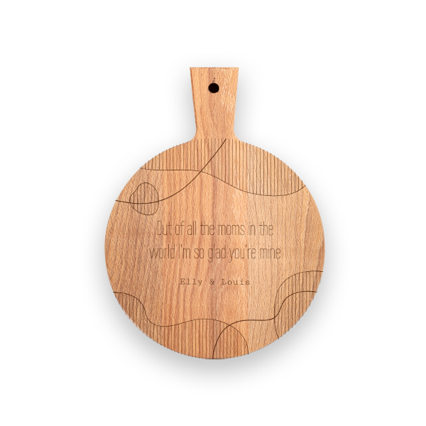 Borrelplank rond Borrelplank rond