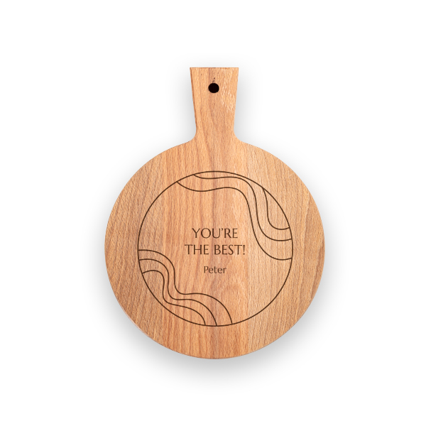 Houten tapasplank Rond