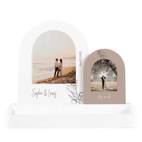 Display met 2 bogen Display met 2 bogen