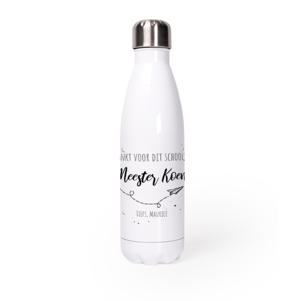 Drinkfles roestvrij staal