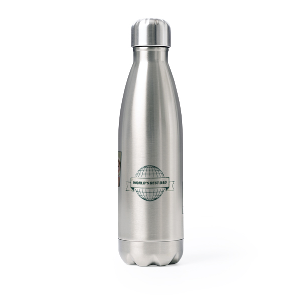 Drink Bottle stainless steel Grey