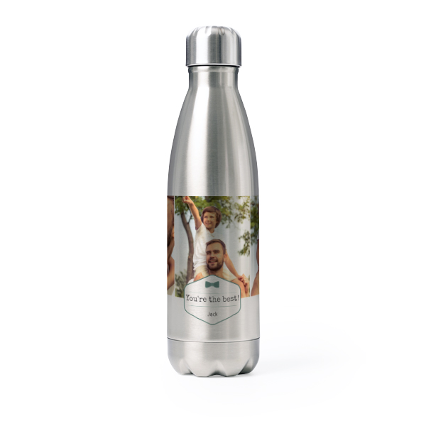 Drink Bottle stainless steel Grey