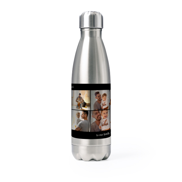 Drink Bottle stainless steel Grey