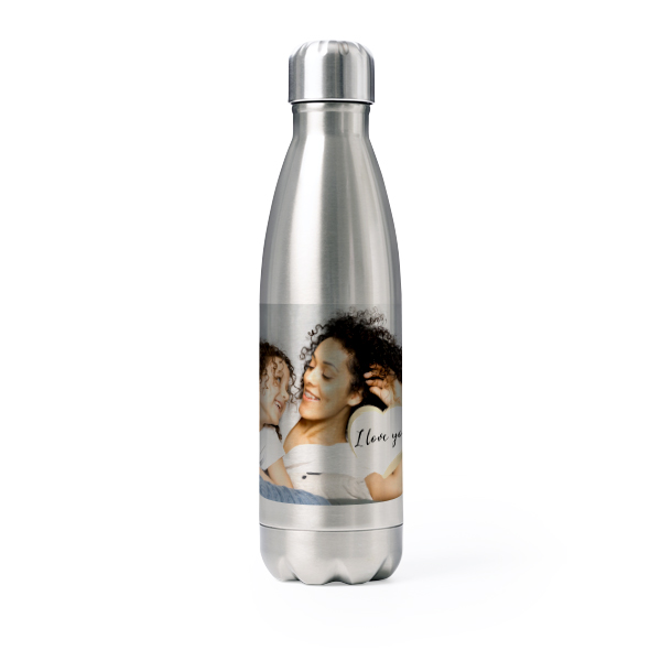 Drink Bottle stainless steel Grey