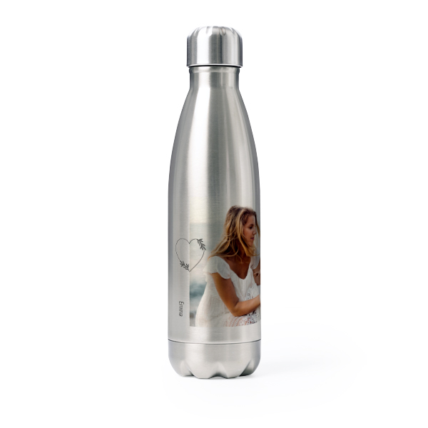 Drink Bottle stainless steel Grey