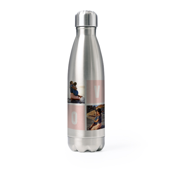 Drink Bottle stainless steel Grey