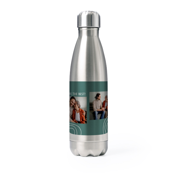 Drink Bottle stainless steel Grey