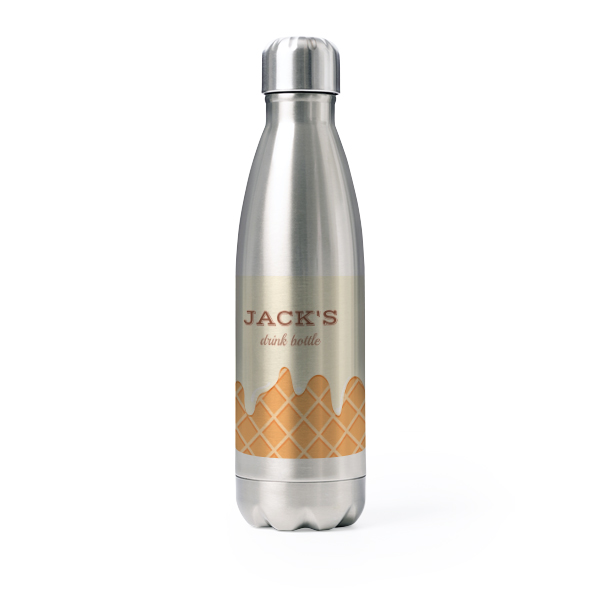 Drink Bottle stainless steel Grey