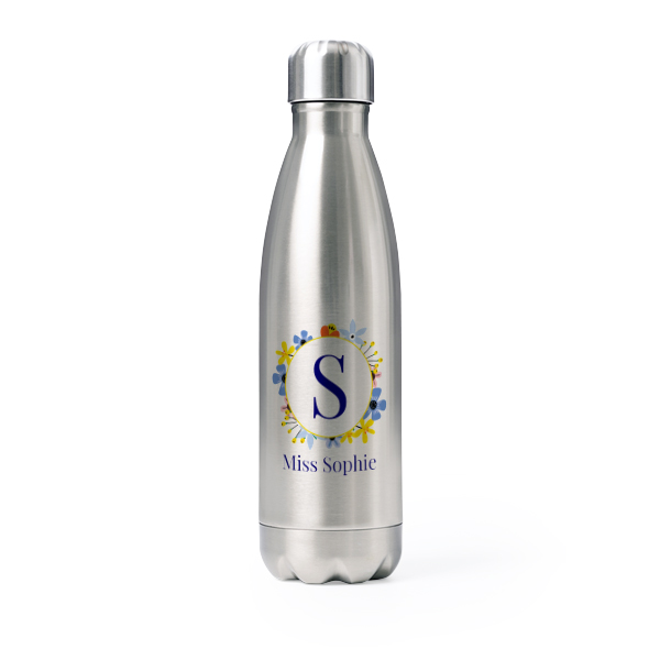 Drink Bottle stainless steel Grey