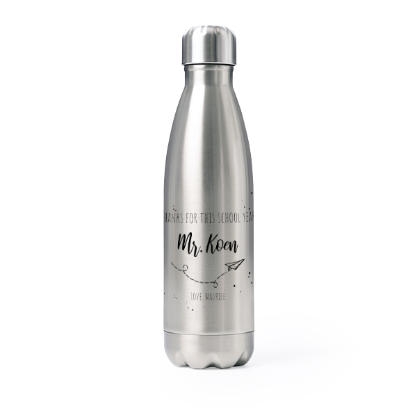 Drink Bottle stainless steel Grey