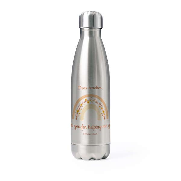 Drink Bottle stainless steel Grey