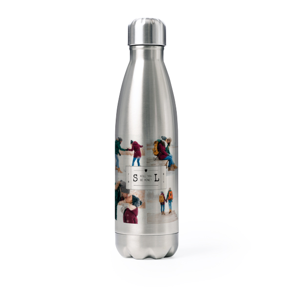 Drink Bottle stainless steel Grey