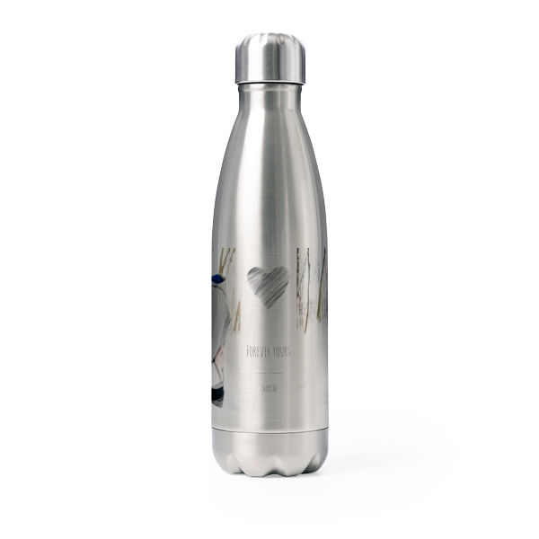 Drink Bottle stainless steel Grey