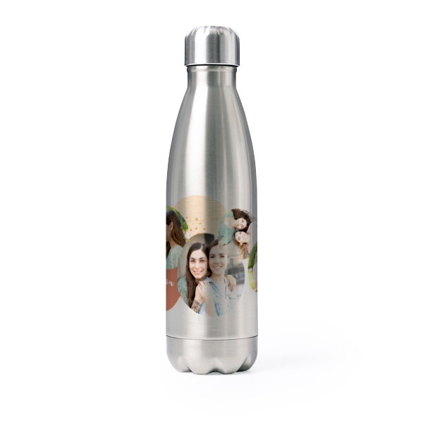 Drink Bottle stainless steel Grey