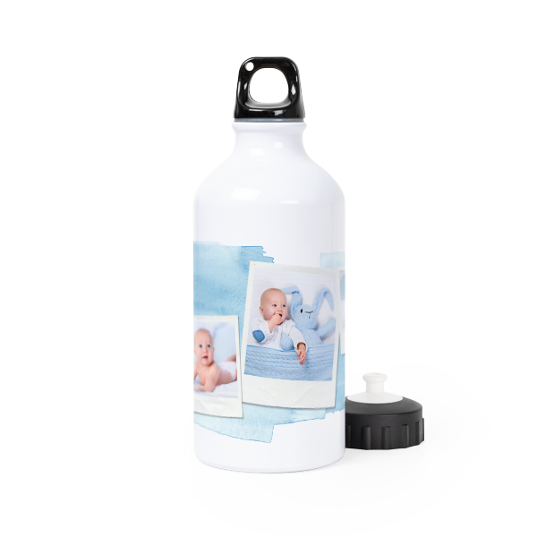 Bouteille isotherme en aluminium blanc 50 cl