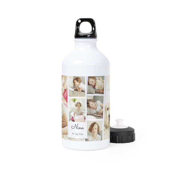 Bouteille isotherme en aluminium blanc 50 cl