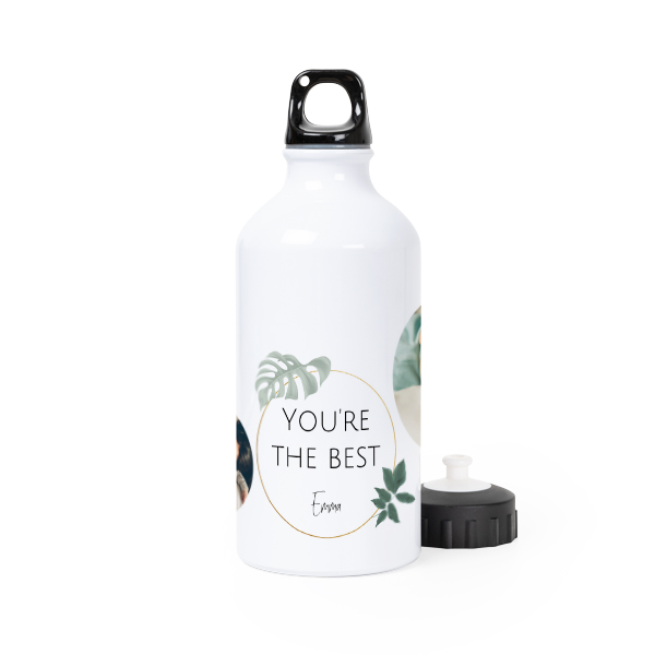 Bouteille isotherme en aluminium blanc 50 cl Bouteille isotherme en aluminium blanc 50 cl