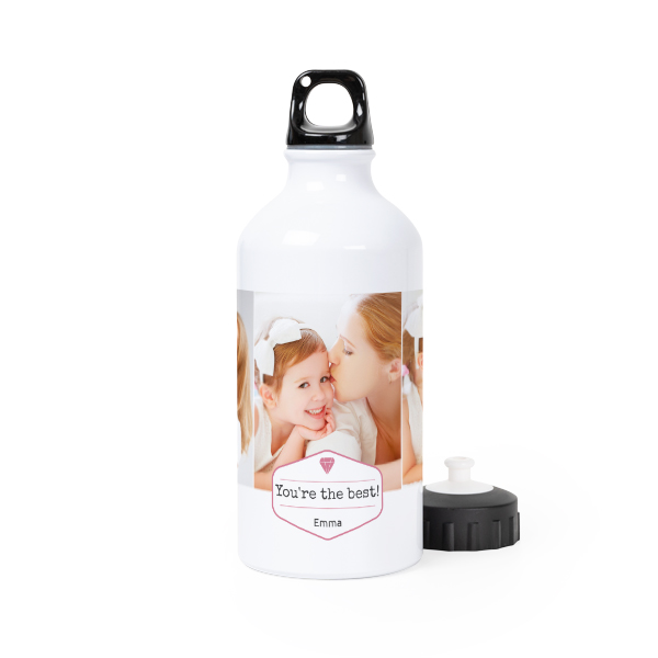 Drinkfles aluminium wit 50 cl Drinkfles aluminium wit 50 cl