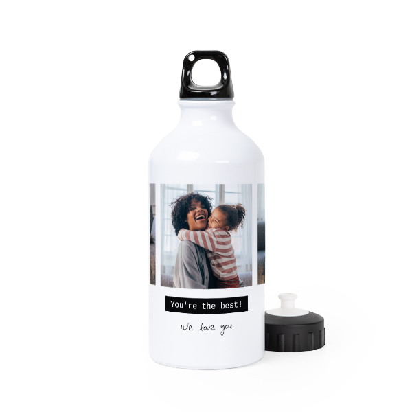 Bouteille isotherme en aluminium blanc 50 cl Bouteille isotherme en aluminium blanc 50 cl