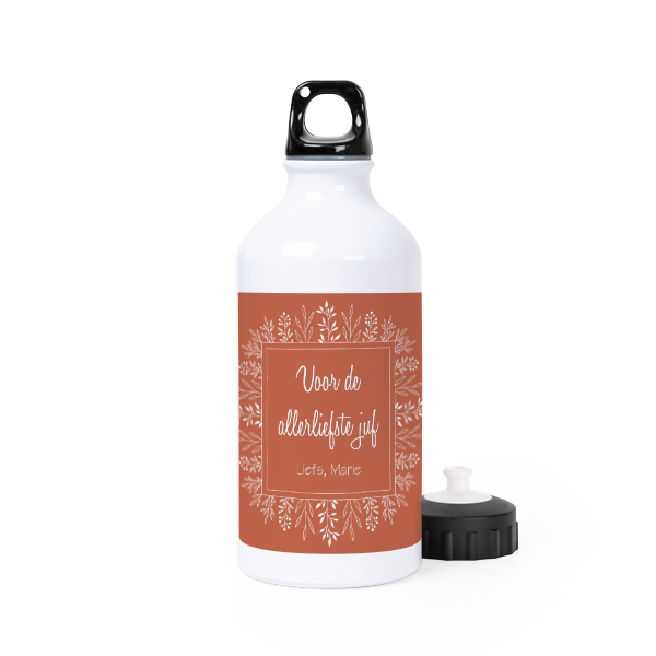 Drinkfles aluminium wit 50 cl
