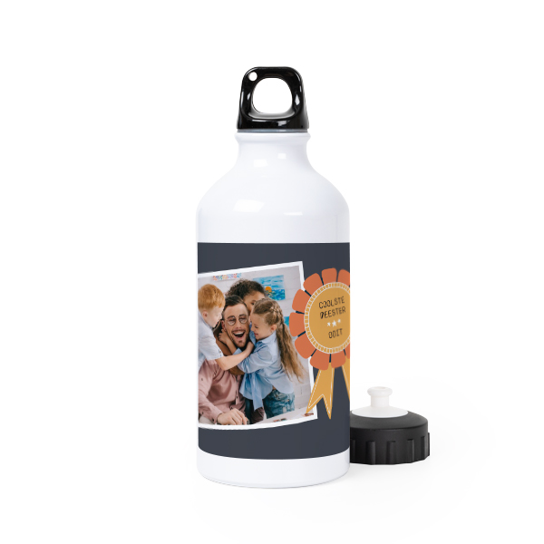Drinkfles aluminium wit 50 cl