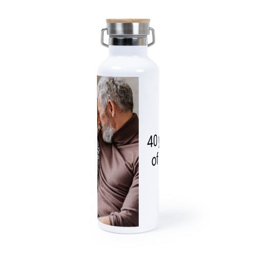 Thermos flask with bamboo lid 75 cl Thermos flask with bamboo lid 75 cl
