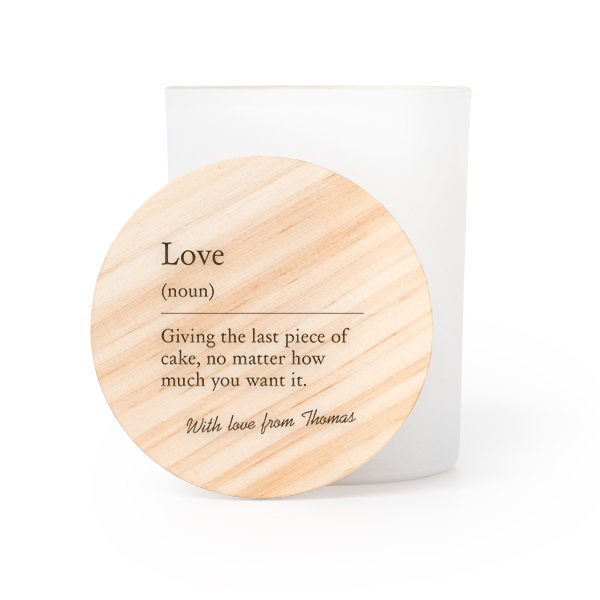 Scented Candle S - Engraved