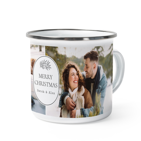 Enamel Mug Grey Metal