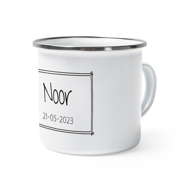 Enamel Mug Grey Metal Enamel Mug Grey Metal