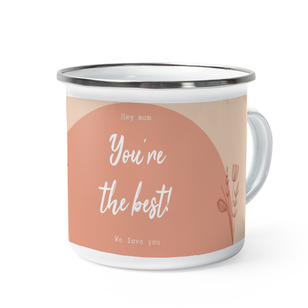 Enamel Mug Grey Metal