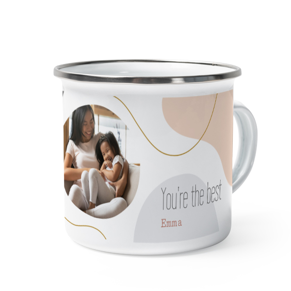 Mug émaillé bord alu Mug émaillé bord alu