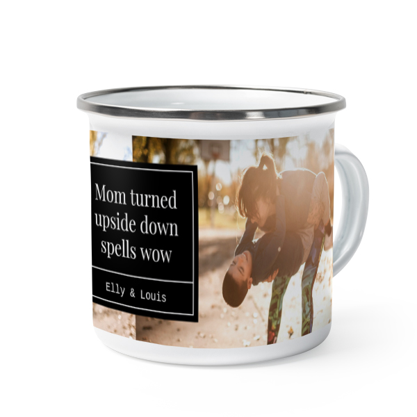 Enamel Mug Grey Metal Enamel Mug Grey Metal