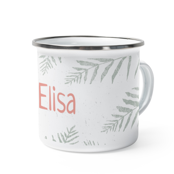 Enamel Mug Grey Metal