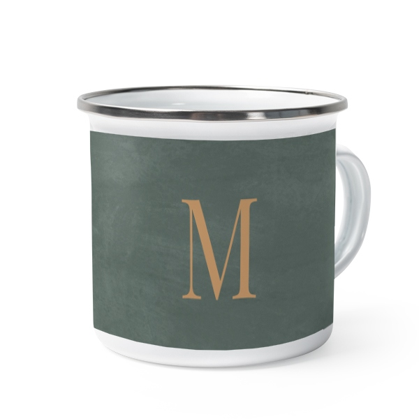 Enamel Mug Grey Metal