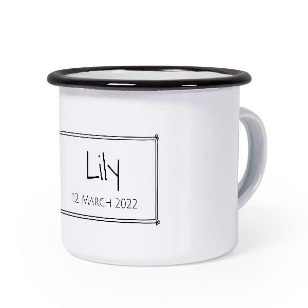 Enamel Mug Black Enamel Mug Black