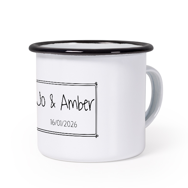 Enamel Mug Black