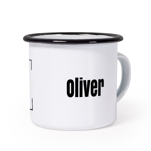 Enamel Mug Black Enamel Mug Black